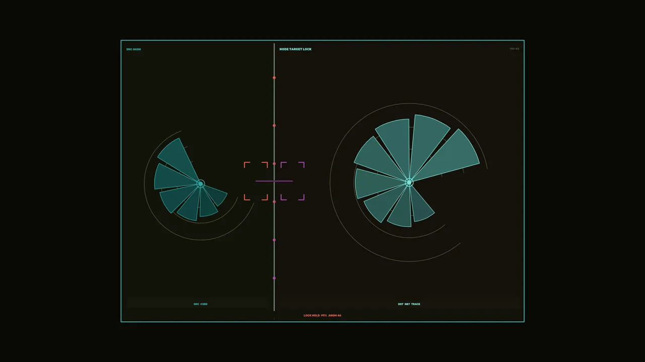 Sci-Fi Target Lock Scanner HUD 4K Wallpaper