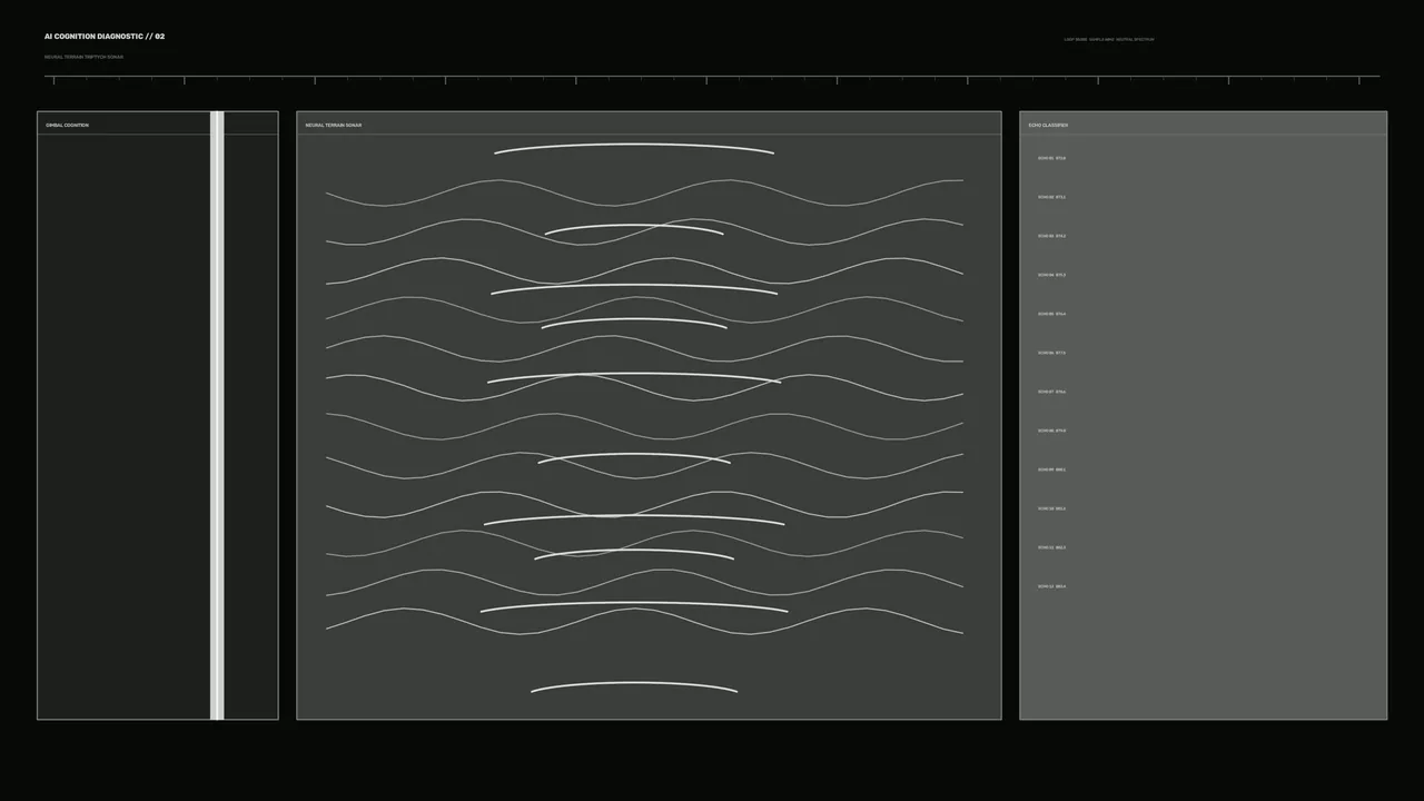 Monochrome Waveform Diagnostic HUD 4K Wallpaper