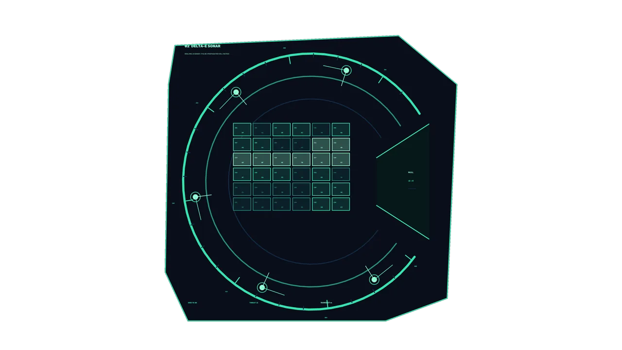 Circular Telemetry Dashboard HUD 4K Sci-Fi Wallpaper