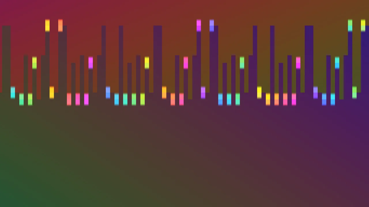 Colorful Sci-Fi HUD Signal Meter Dashboard 4K Wallpaper