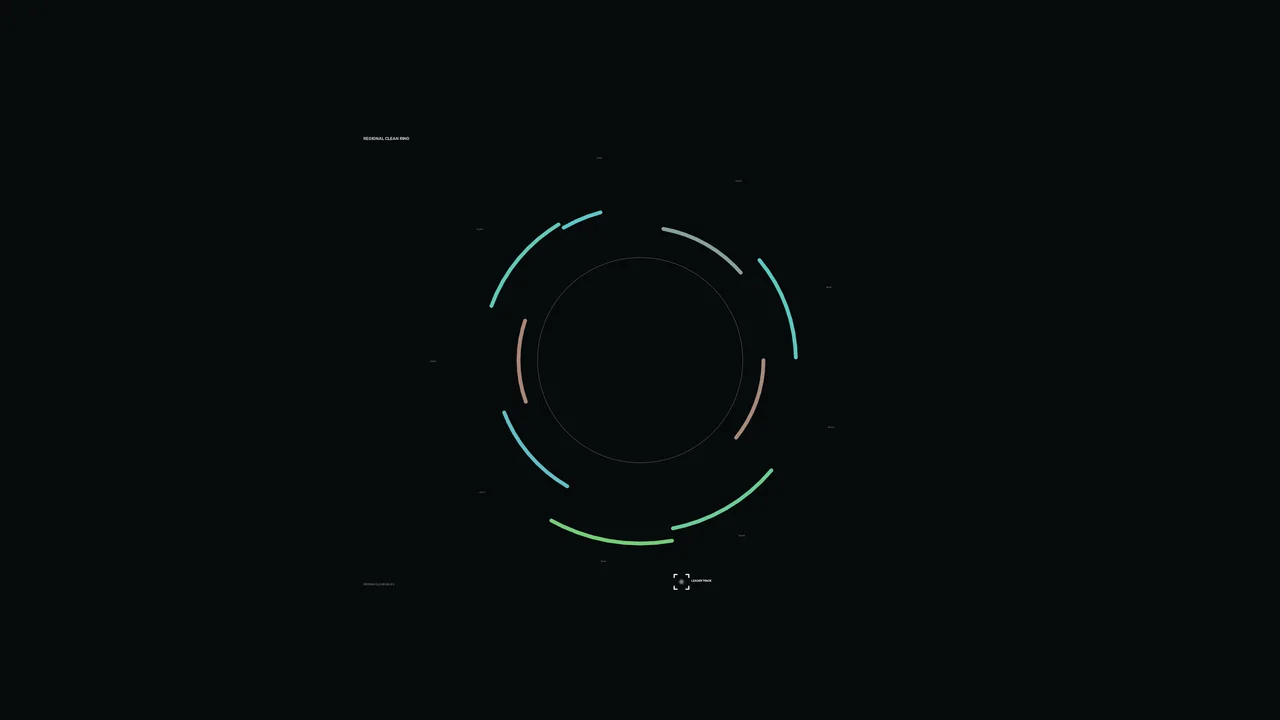 Clean Electricity Telemetry HUD with Circular Status Gauge 4K Wallpaper