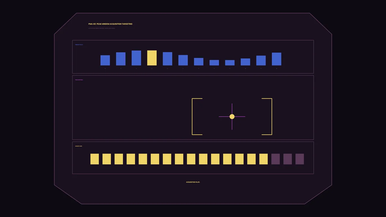 Data Monitoring HUD with Bar Graphs and Targeting Reticle 4K Sci-Fi Wallpaper