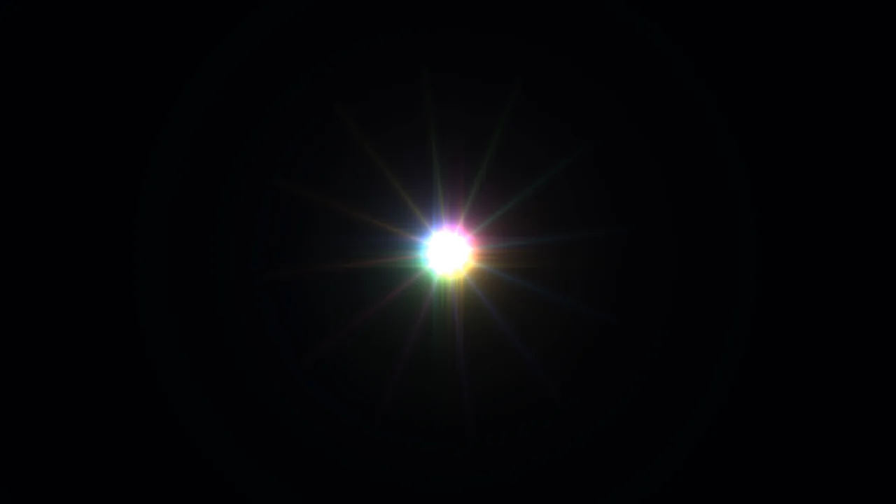 Colorful Radial Light Burst on Black 4K Wallpaper