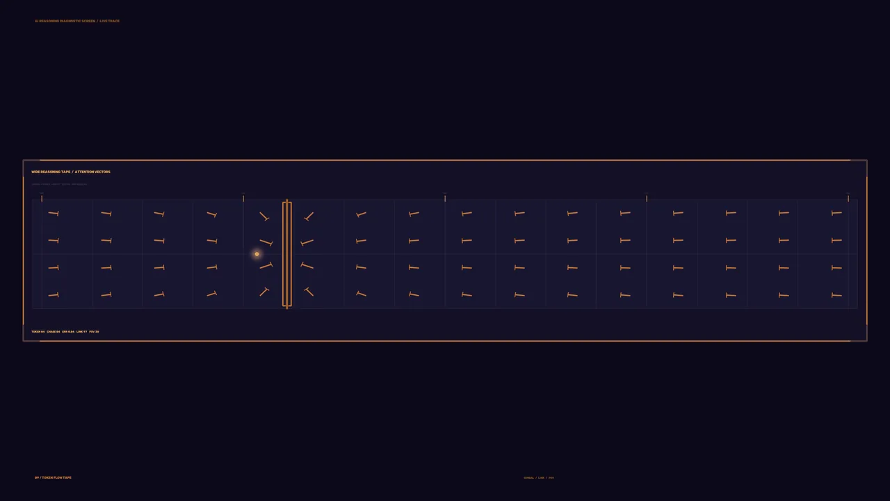 Wide Amber Vector Telemetry HUD 4K Wallpaper