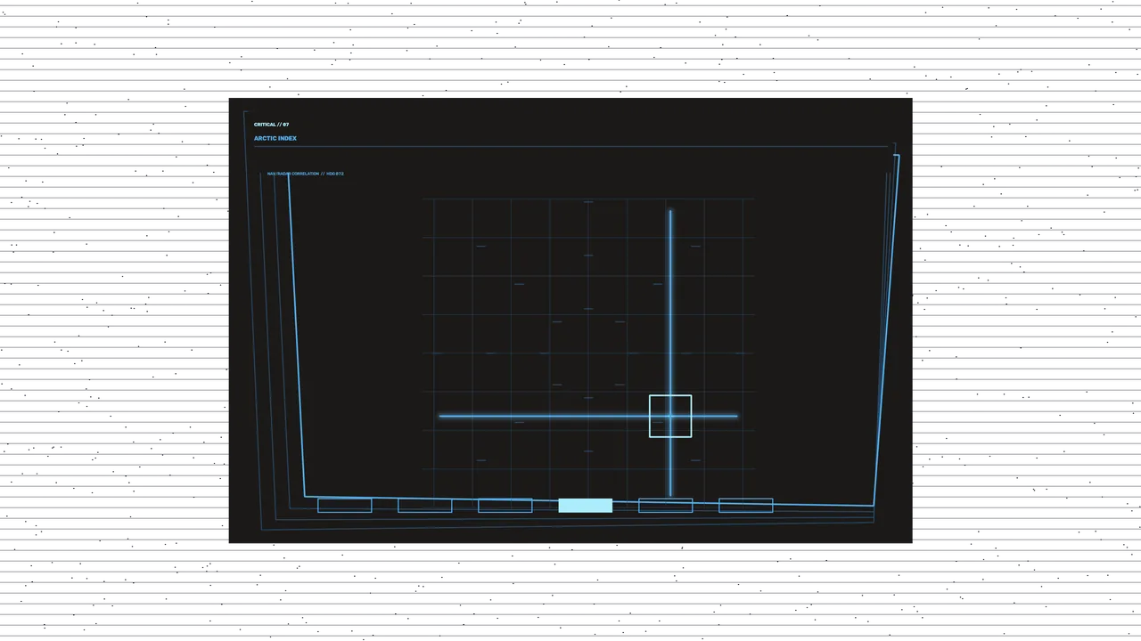Cyan Radar Grid HUD with Crosshair and Telemetry Frame 4K Wallpaper