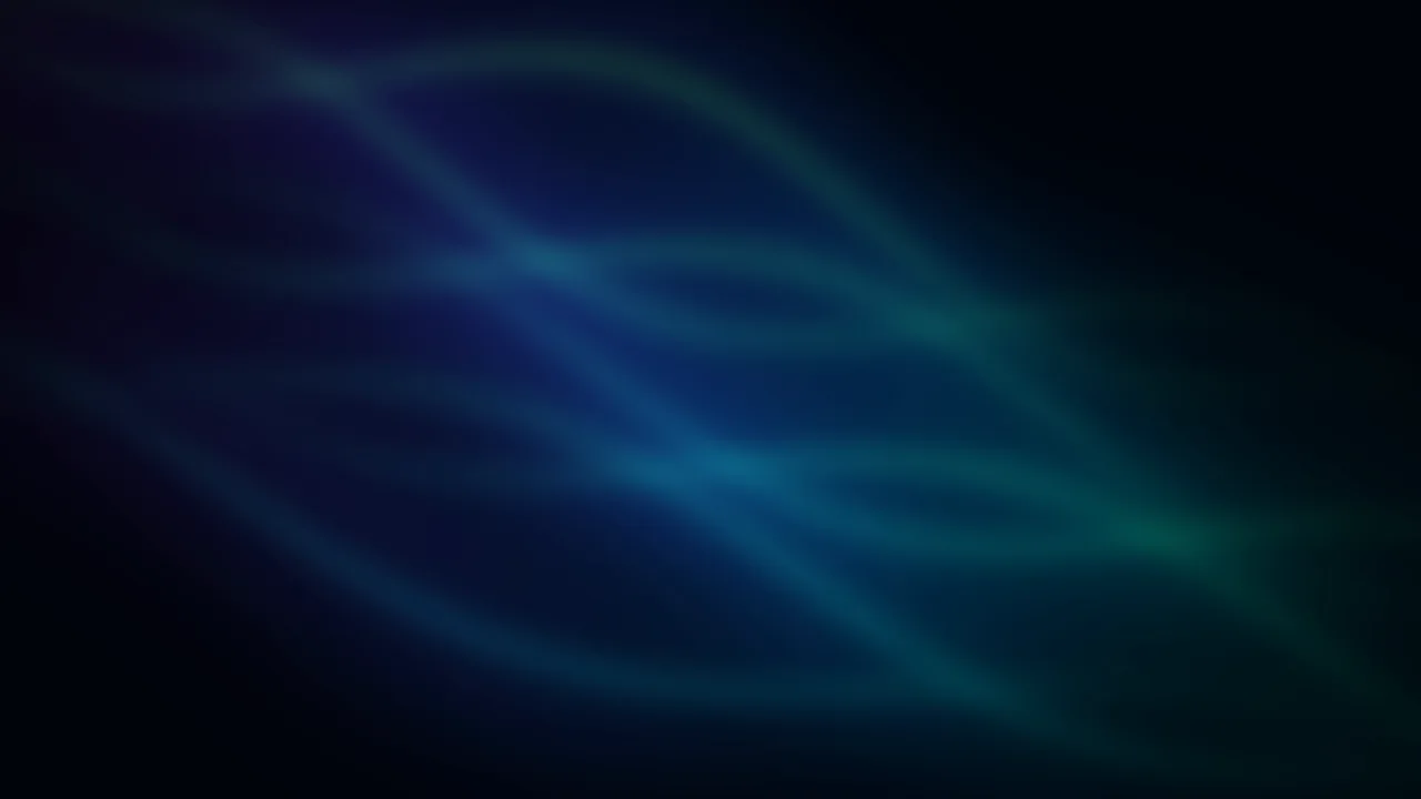 Abstract Blue and Teal Glowing Fog 4K Wallpaper