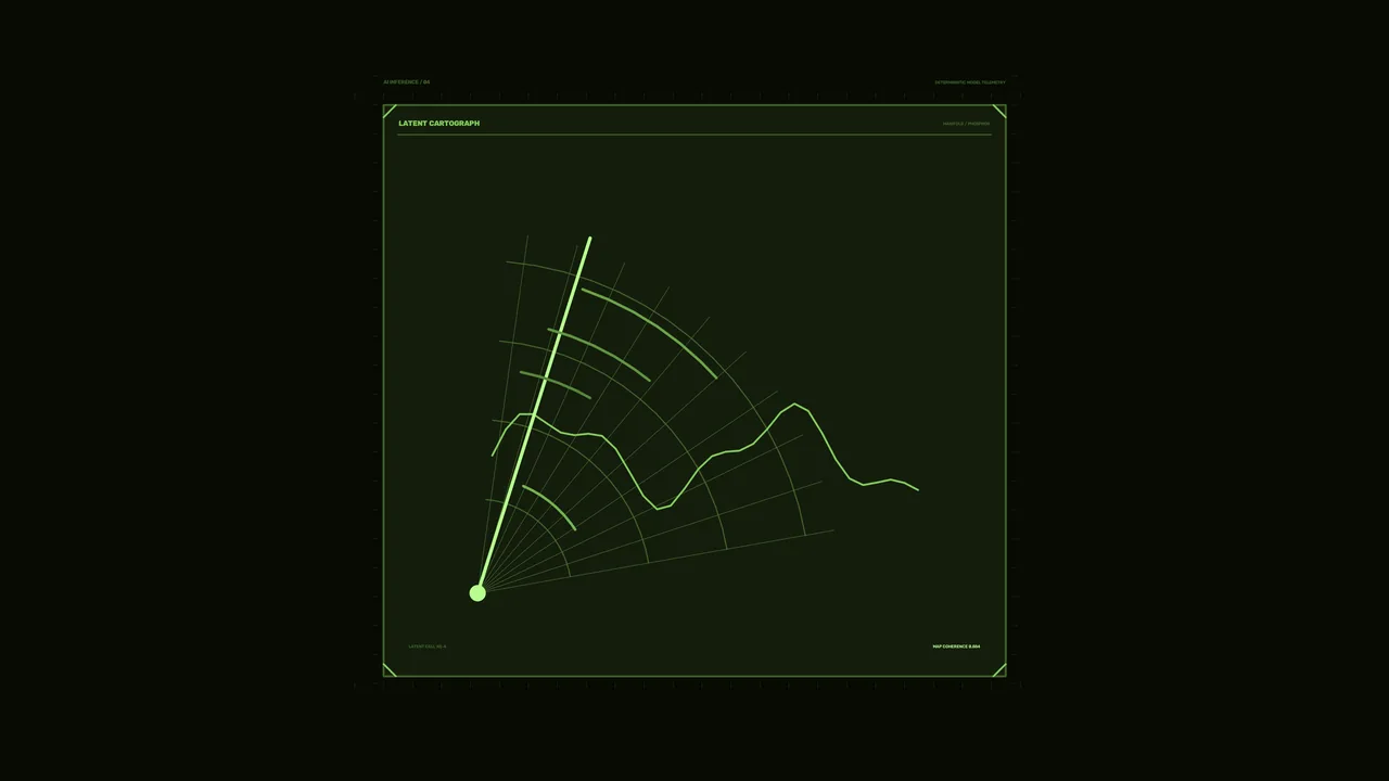 Green Radial Telemetry HUD Dashboard with Waveform Plot
