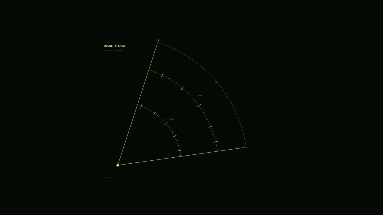 Green Radial Gauge HUD Interface 4K Wallpaper