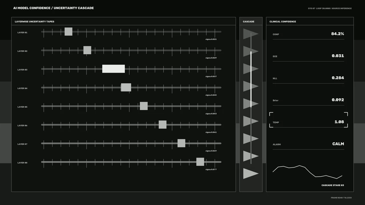 Uncertainty Cascade Diagnostic HUD 4K Sci-Fi Wallpaper