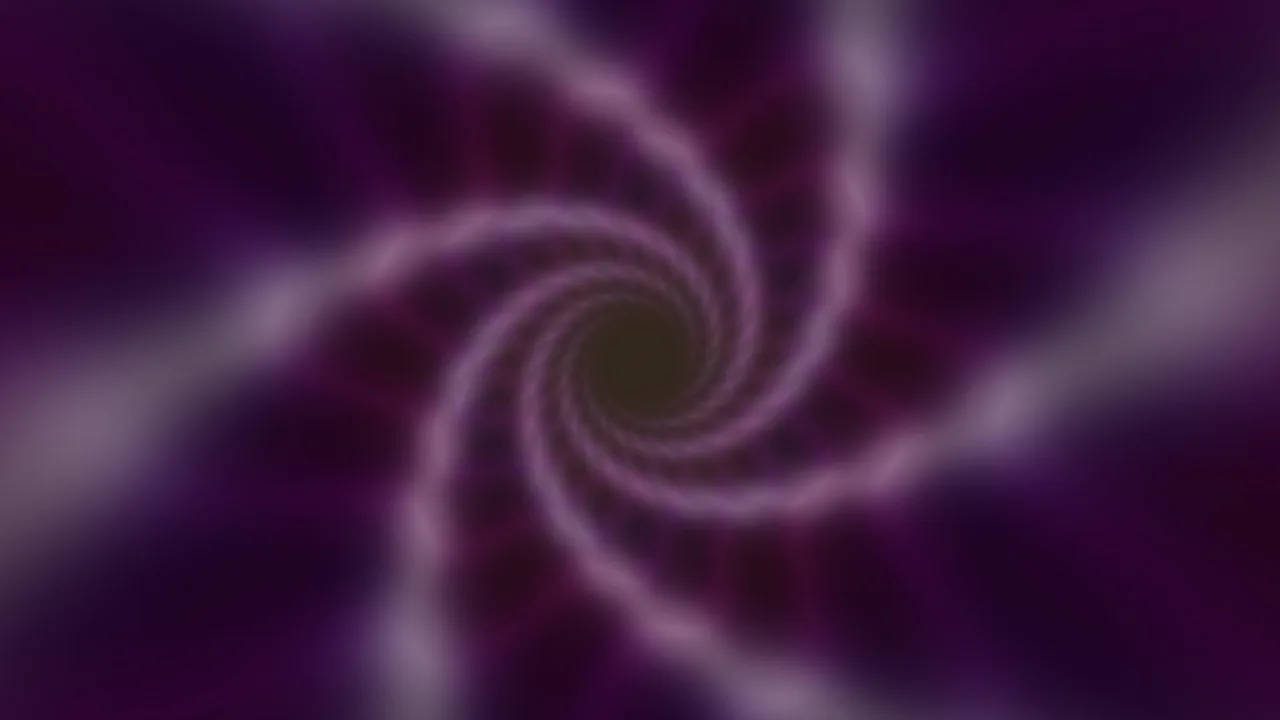 Cosmic Violet Spiral Ring 4K Wallpaper