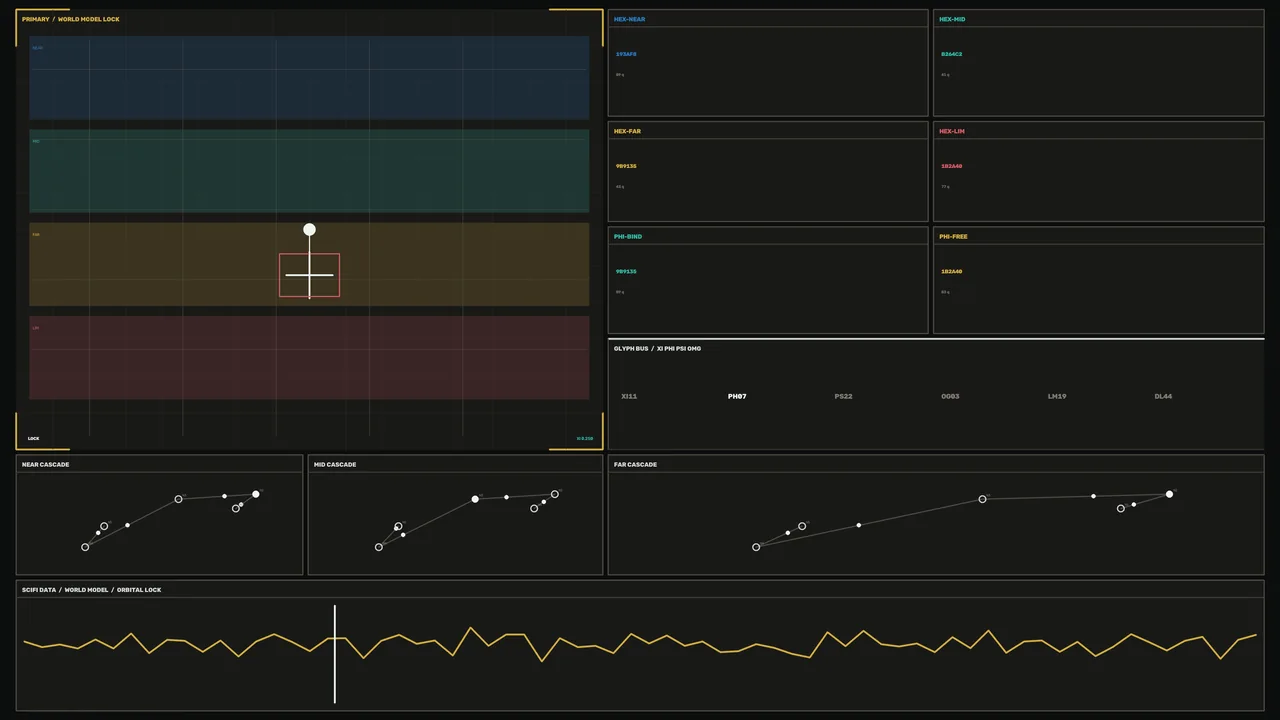 Futuristic Multi-Panel Telemetry HUD 4K Wallpaper