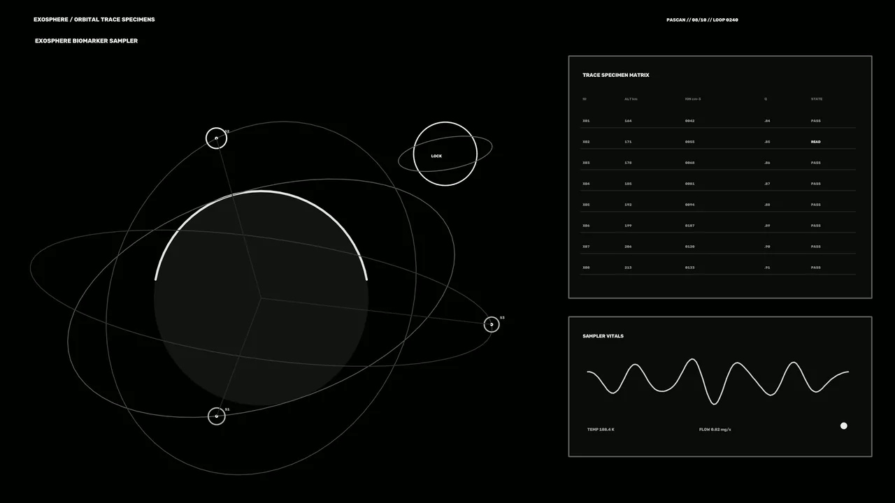 Planetary Atmosphere Scanner HUD 4K Sci-Fi Wallpaper