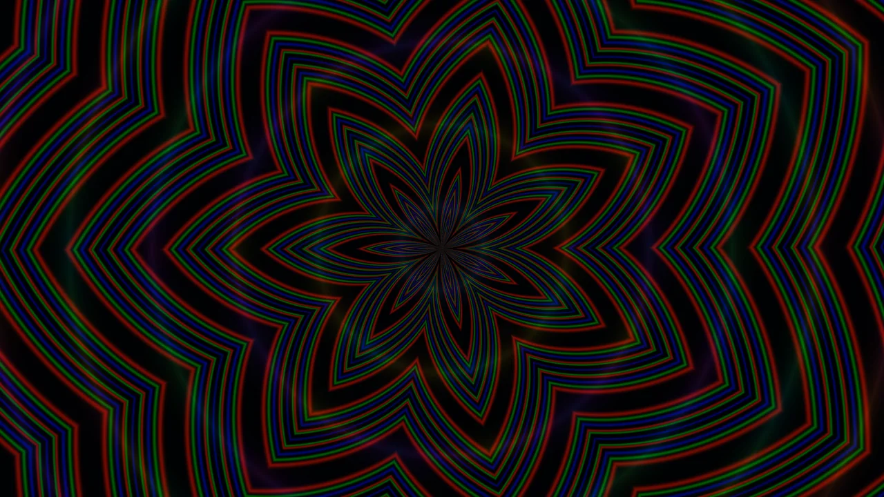 Chromatic Geometric Mandala 4K Wallpaper