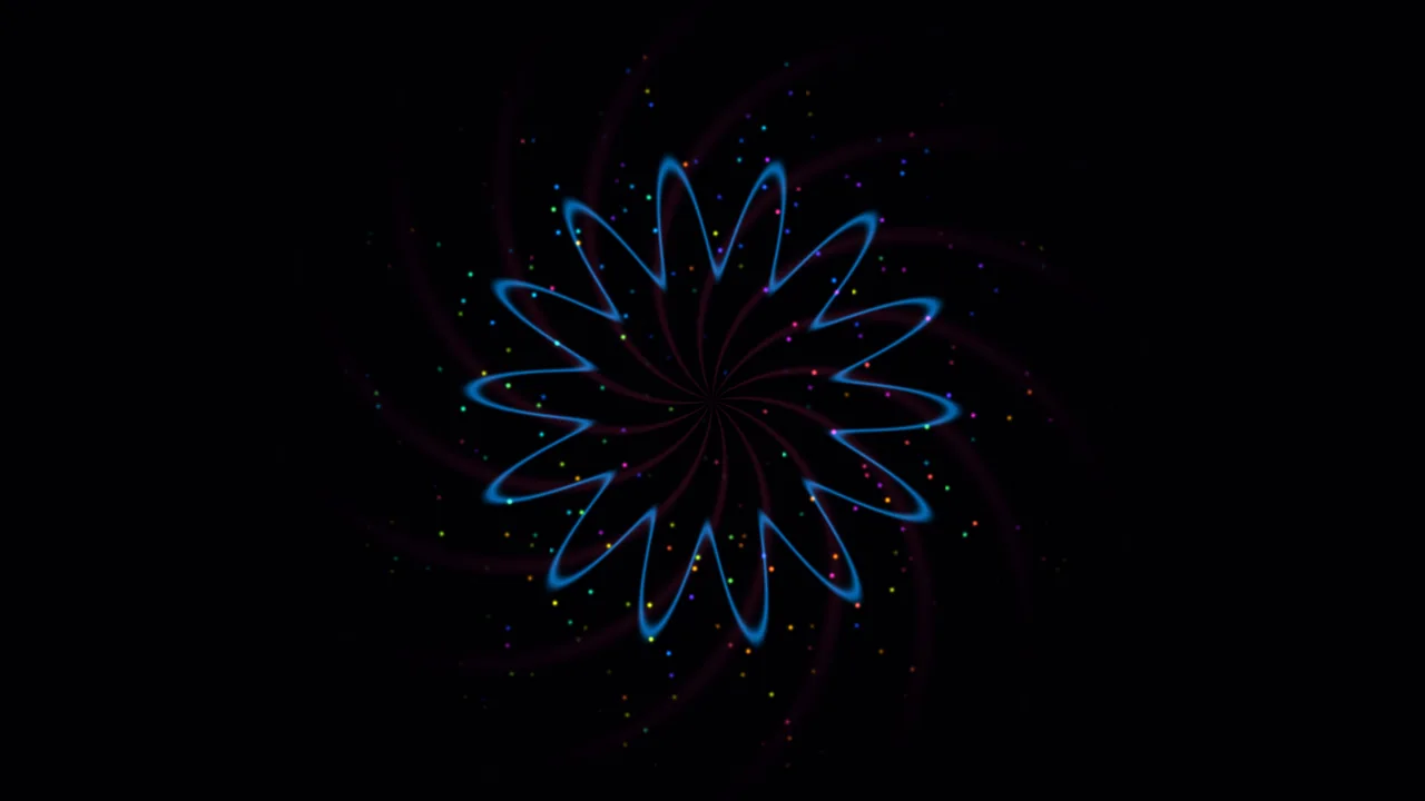 Sci-Fi HUD Radial Scanner Interface with Blue Spiral Telemetry