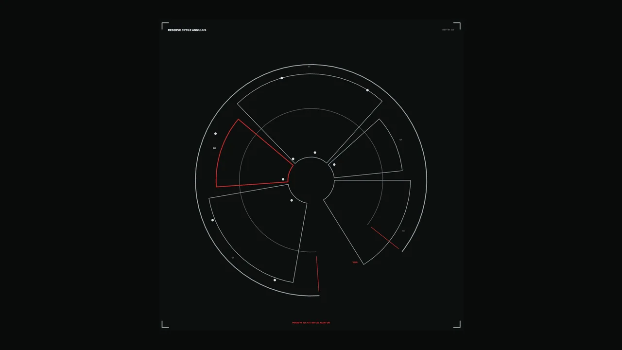 Circular Sci-Fi Scanner HUD Telemetry Dashboard 4K Wallpaper