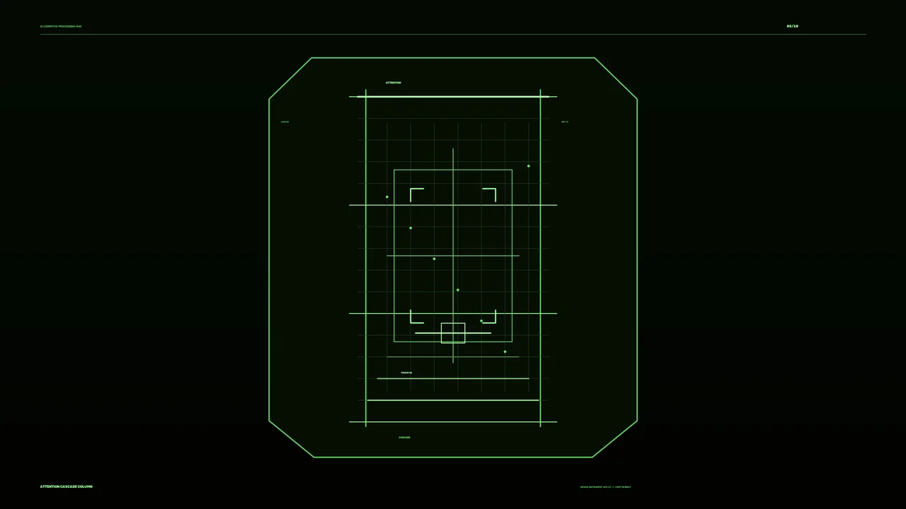 Green Octagonal Sci-Fi HUD Scanner Interface 4K