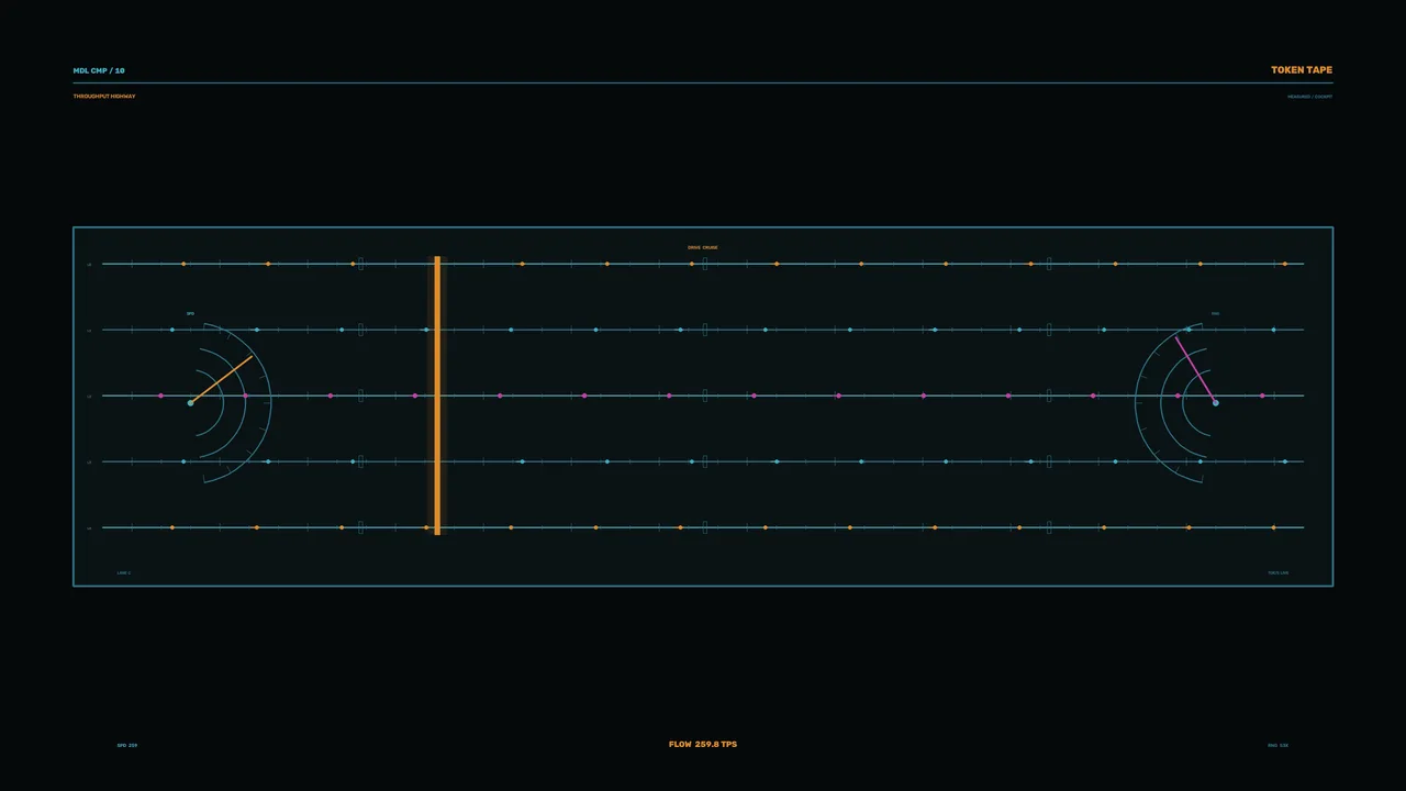 Sci-Fi Telemetry HUD with Radial Gauges and Central Marker