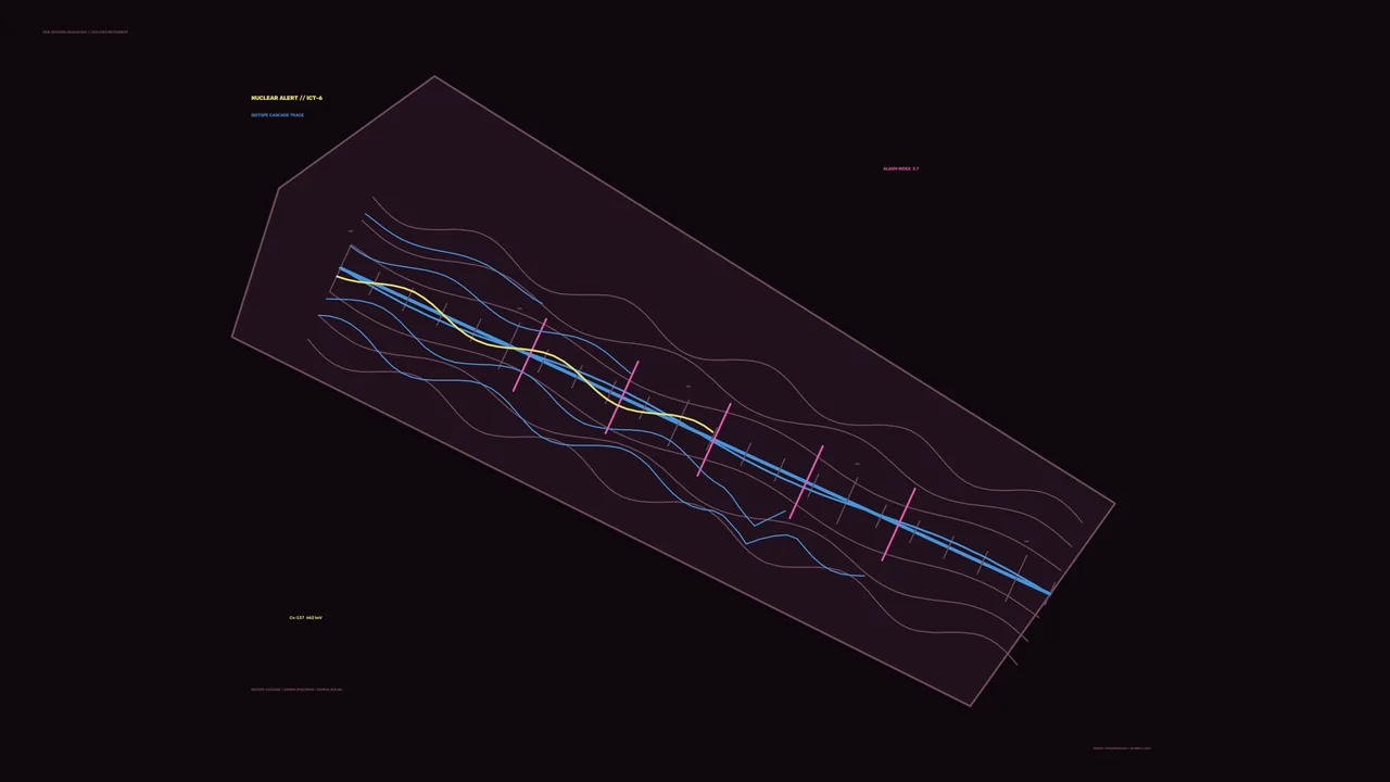 Sci-Fi Telemetry Waveform HUD Panel 4K Wallpaper
