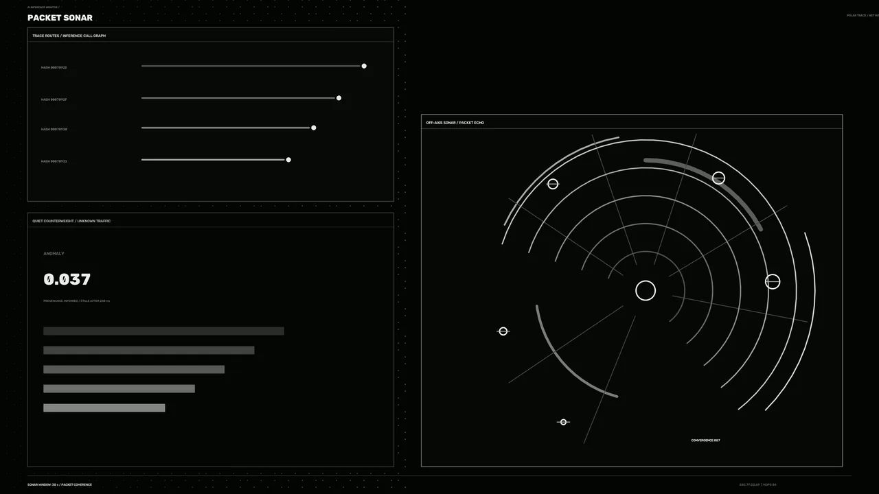Packet Sonar Telemetry HUD 4K Sci-Fi Wallpaper