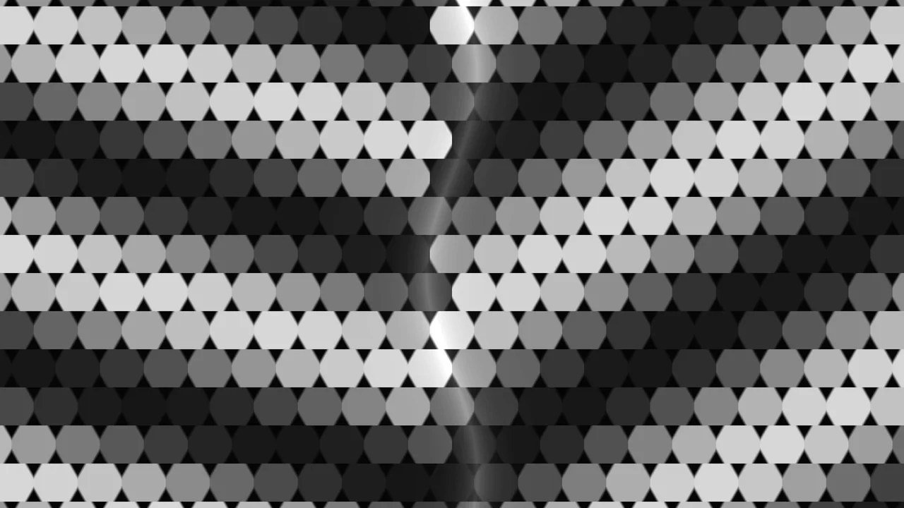 Monochrome Hexagonal HUD Interface Background 4K Wallpaper