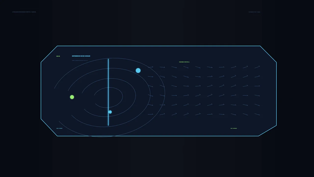 Cyan Sonar Scanner HUD Dashboard – 4K Sci-Fi Wallpaper