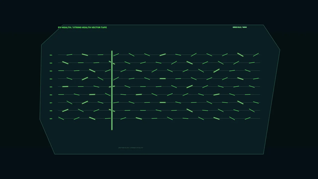 Free Photovoltaic String Health Telemetry HUD 4K Wallpaper