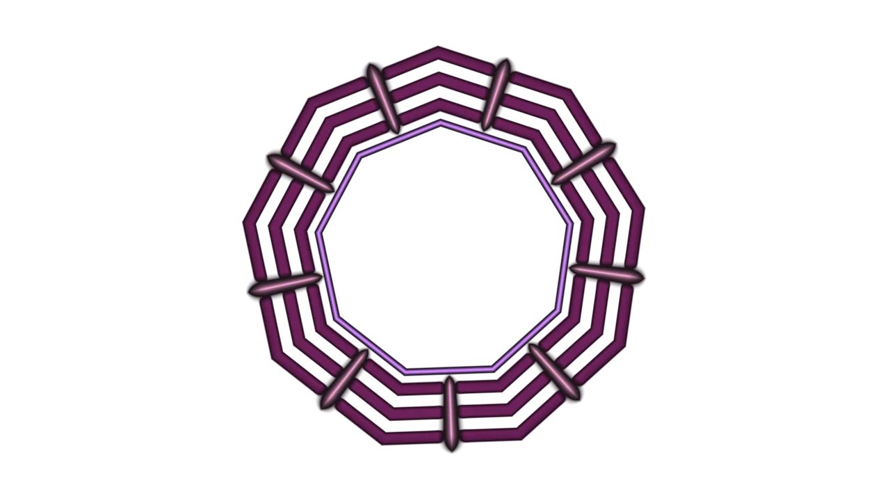 Purple Circular Sci-Fi HUD Scanner Interface, Free 4K Wallpaper