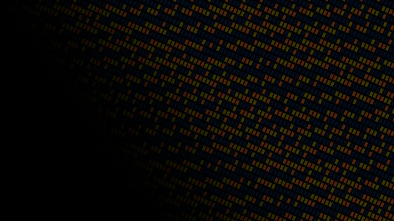 Chromatic Segmented Telemetry HUD Grid, 4K Wallpaper