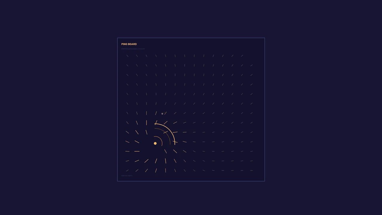 Ping Board Radial Telemetry HUD Dashboard 4K Wallpaper