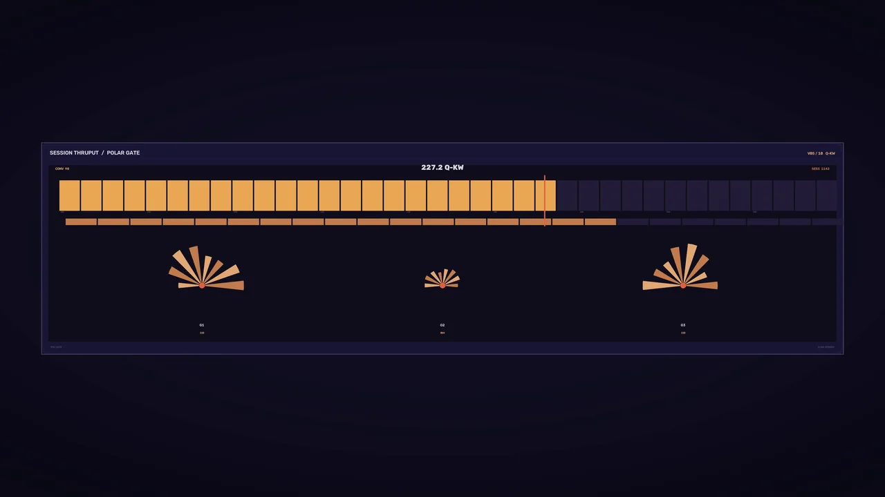 Power Throughput Telemetry HUD – Free 4K Sci-Fi Wallpaper