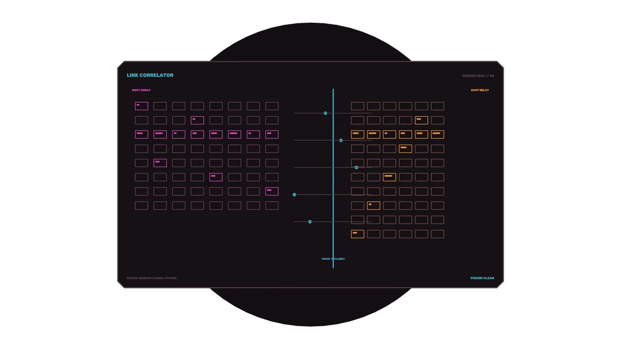 Link Correlator HUD Dashboard 4K Sci-Fi Wallpaper
