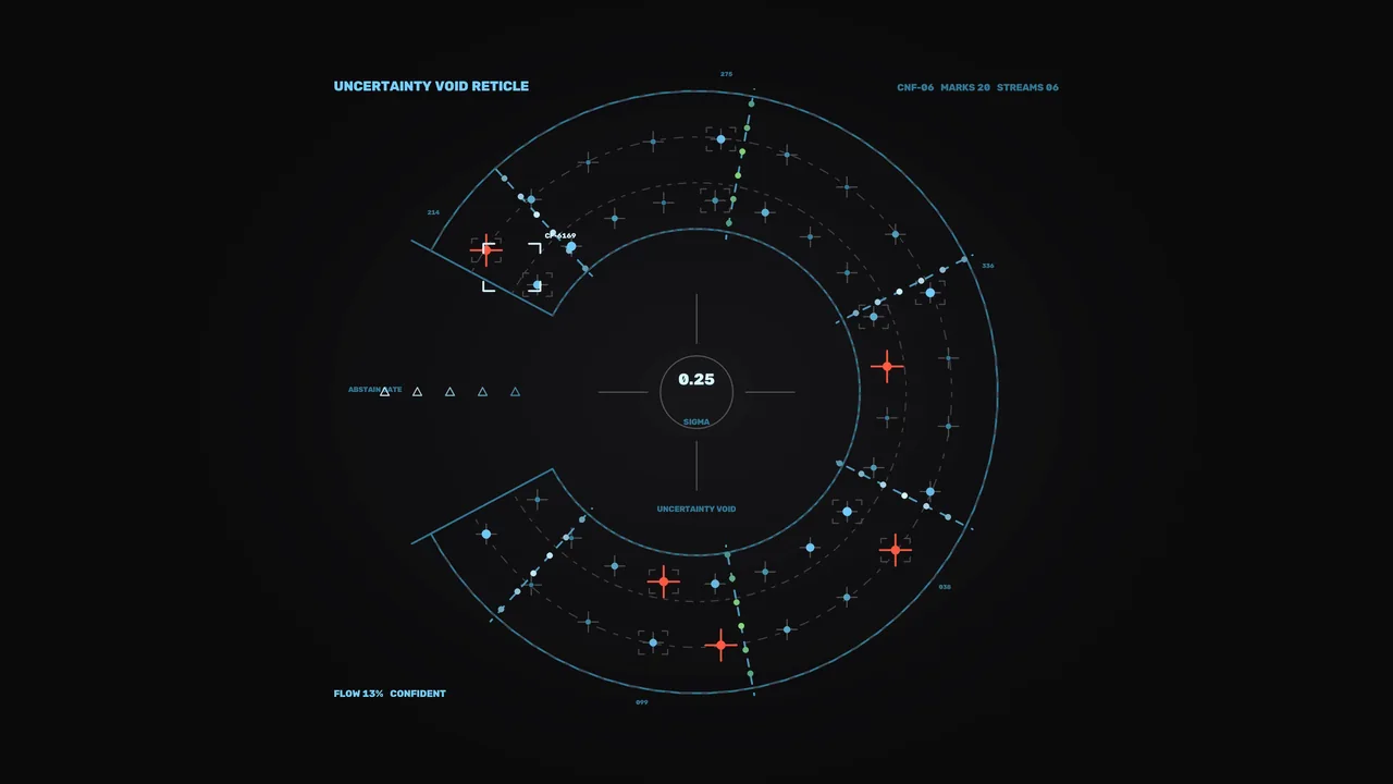 Circular Sci-Fi Telemetry HUD with Radial Scanner Interface