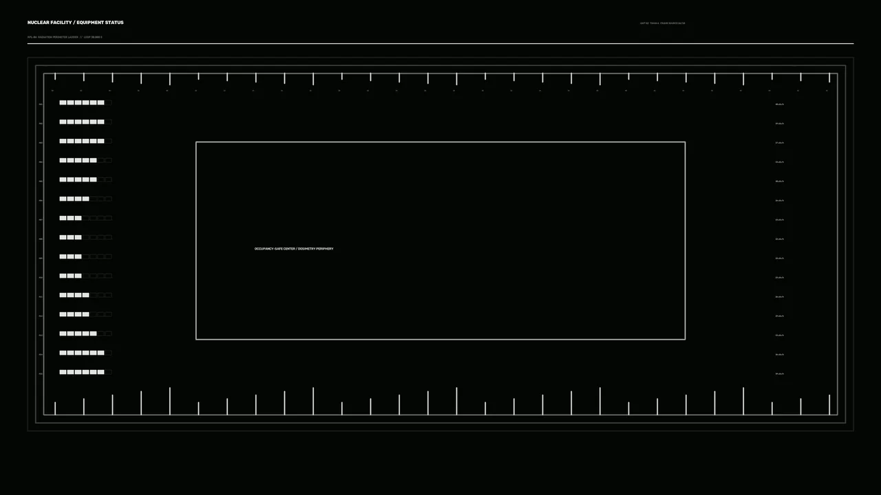 Nuclear Facility Equipment Status HUD 4K Sci-Fi Wallpaper
