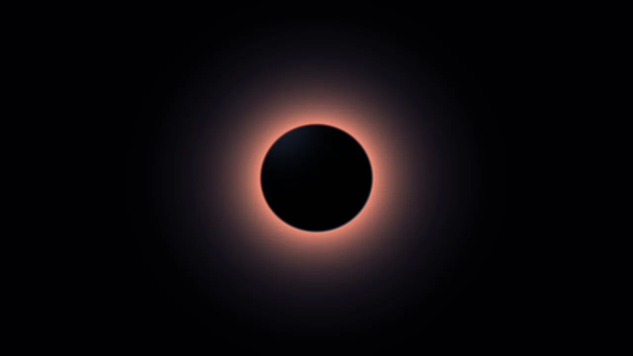 Minimal Circular Sci-Fi HUD 4K Wallpaper
