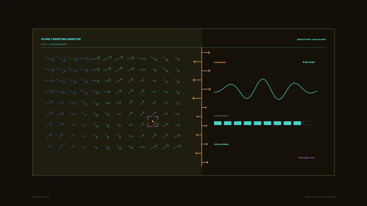Sci-Fi Propulsion Telemetry HUD Wallpaper