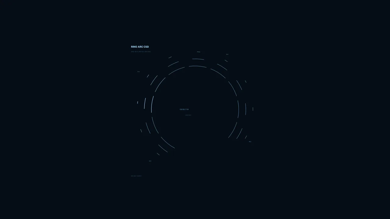 Circular Data Interface HUD 4K Sci-Fi Wallpaper
