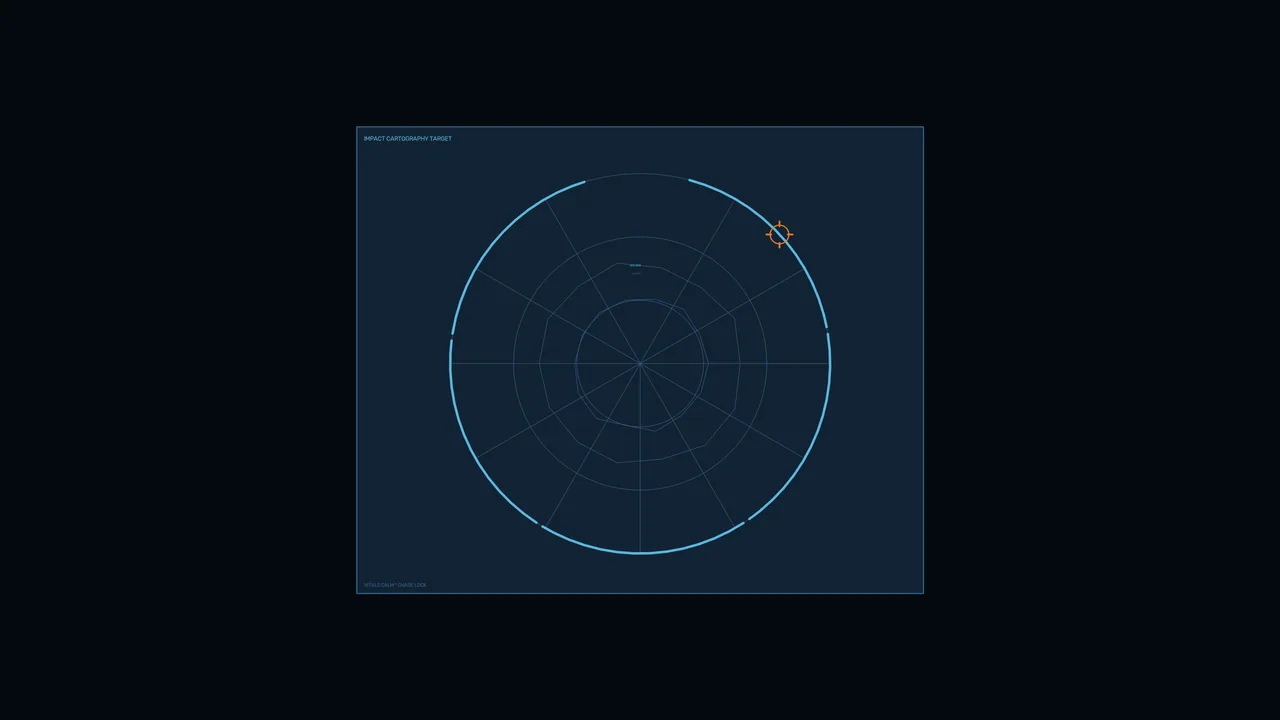 Fictional Environmental Impact Radar HUD – 4K Sci-Fi Wallpaper