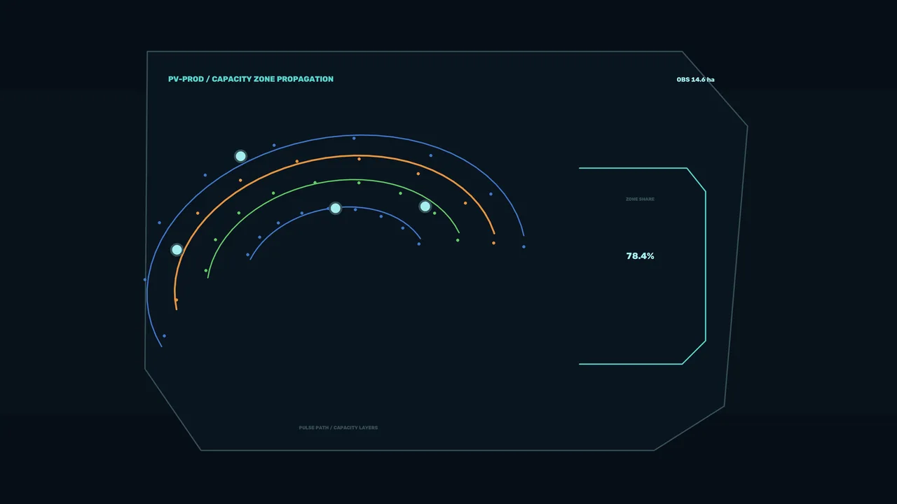 Photovoltaic Production Capacity HUD 4K Sci-Fi Wallpaper