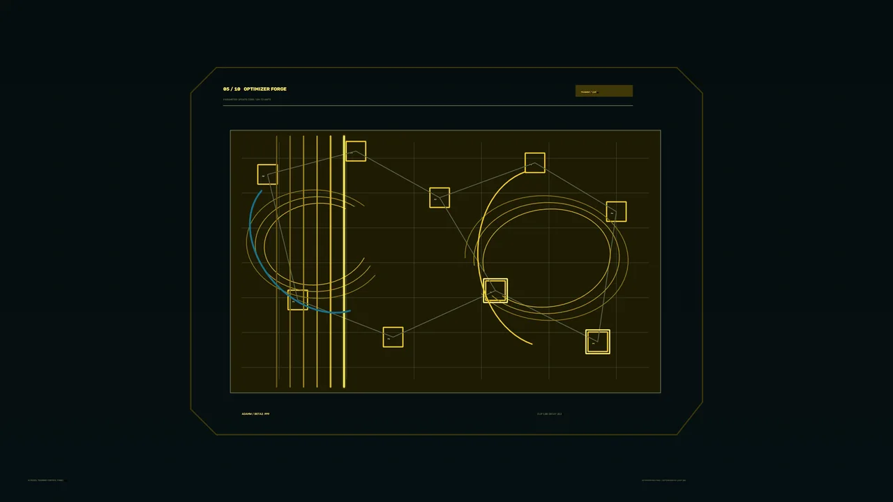 Sci-Fi Telemetry HUD Dashboard with Circular Scanner Graphics