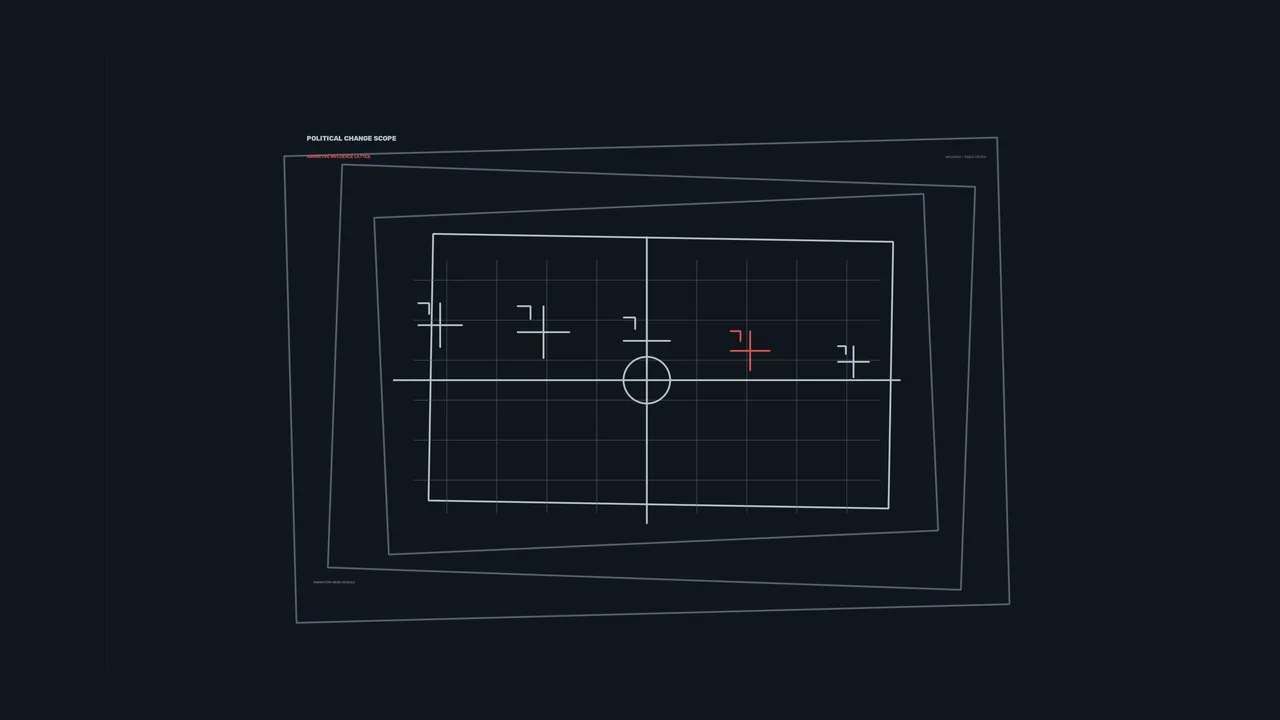 4K Sci-Fi Scope Analysis HUD with Coordinate Grid and Crosshair Markers