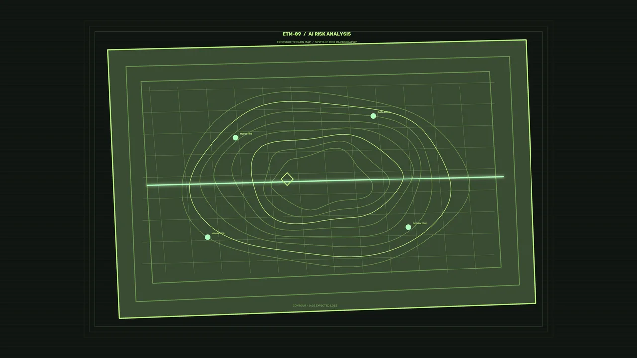 Green Contour Map HUD Dashboard 4K Sci-Fi Wallpaper