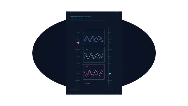 Sci-Fi Telemetry HUD with Stacked Waveform Balance Panels