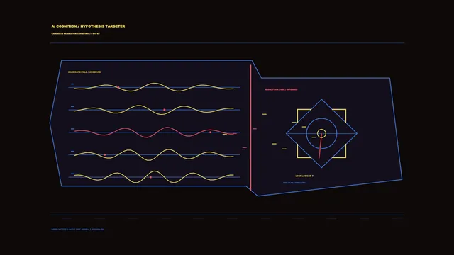 Sci-Fi Waveform Telemetry HUD 4K Wallpaper