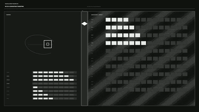 Celestial Object Tracking Acquisition HUD Dashboard