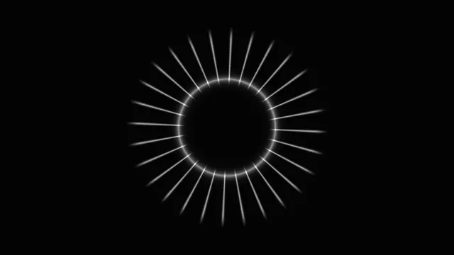 Monochrome Radial Scanner HUD Interface 4K Wallpaper