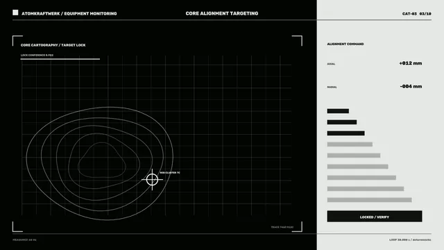 Core Alignment Monitoring HUD 4K Sci-Fi Wallpaper