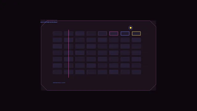 Sci-Fi Grid Telemetry Monitor HUD 4K Wallpaper