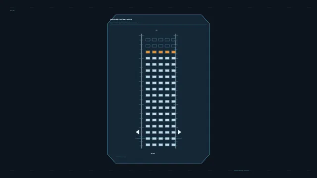 Pressure Curtain Ladder Sci-Fi HUD 4K Wallpaper