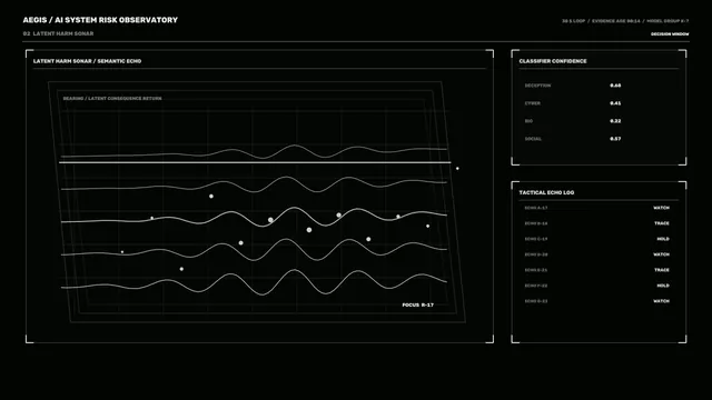 4K Sci-Fi Sonar Telemetry HUD Dashboard Wallpaper