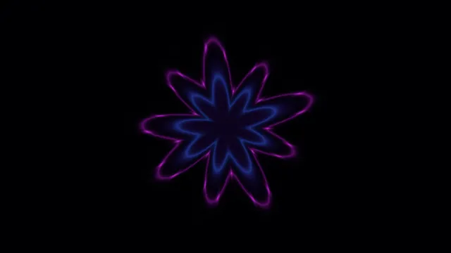 Ultraviolet Wave HUD-Style Screen Graphic with Radial Blue-Purple Form